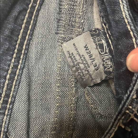 Silver Jeans Dark Blue Boot Cut Jeans - Picture 3 of 7